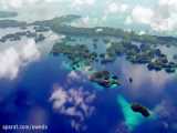 جزیره ای زیبا در اقیانوس اطلس   1080p