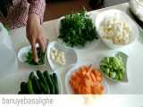 طرز تهیه شور مخلوط خانگی (خیار شور)/ Diy mixed vegetables pickles