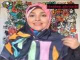 آموزش بستن روسری برای مراسم ویژه