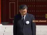 سکوت و ادای احترام سه دقیقه ایی برای قربانیان ویروس کرونا در چین