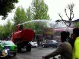 ضدعفونی کردن محله هرندی تهران