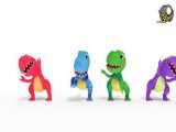 انیمیشن آموزش زبان کودکان کوکوملون Dinosaurs T-Rex Number Song _ CoComelon Nurs