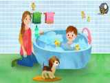 انیمیشن آموزش زبان کودکان کوکوملون Bath Song