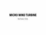 دسترسی دائمی به انرژی با توربین بادی میکرو