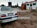 سیل در شهر قم