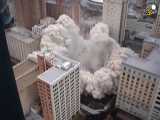 تخریب ساختمان 70 طبقه با روش انفجار درجا