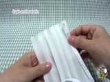 درست کردن ماسک با دستمال کاغذی