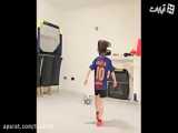 بازنشر ویدیو ارات در صفحه بارسلونا با کامنت مسی برای ارات