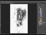 آموزش اکشن فتوشاپ Ink Pen Sketch Photoshop Action 