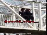 لحظه خودکشی ناموفق دو دختر جوان از روی پل عابر پیاده در تهران