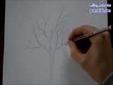 15112 - آموزش طراحی درخت با مداد سیاه برای افراد مبتدی 
