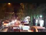 خیابان ولیعصر تهران پس از وقوع زلزله 