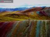 Rainbow Mountains in Peru