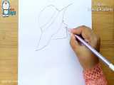 آموزش مرحله به مرحله کشیدن نقاشی زیبا و خاص با مداد