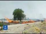 آتش سوزی همزمان ١١ نقطه در شهرستان میناب