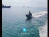 قایق های تندروی سپاه در خلیج فارس - مانور اقتدار شناور تندرو سپاه