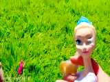 ویدیوی cookie swirl c و بازی السا و هانس در بازی با بادکنک آبی
