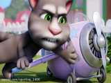 انیمیشن گربه سخنگو هواپیما شکسته آنجلا