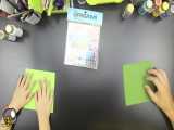 اوریگامی قورباغه - آموزش ساخت قورباغه کاغذی - کاردستی