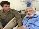 درد دل  جمشید_مشایخی با مردم ایران در بستر بیماری در بیمارستان در کنار یوسف مراد