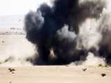 پودر شدن خودرو زرهی نظامیان سعودی توسط موشک ضدزره رزمندگان یمنی
