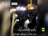 جشن و پایکوبی اهوازی ها در شب عید فطر همزمان با وضعیت قرمز کرونایی خوزستان
