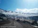 طبیعت زیبای برفی منطقه دره سید،  استان لرستان
