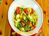 ته چین کبابی سبزیجات از آشپزخانه خوراک ایرانی - پخت کبابی و ته چینی سبزیجات  |