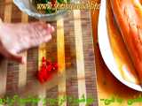 کباب ماهی قزل آلا ازآشپزخانه خوراک ایرانی - کبابی و خوشبو و مزه دارکردن ماهی