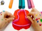 آموزش رنگ ها به کودکان با استفاده از خمیر بازی