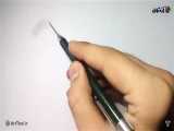 five methods hand pressure control pencil design روش کنترل فشار دست در طراحی 