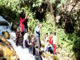 آبشار آب ملخ- شادی خانواده