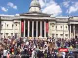 تجمع حمایت از «جورج فلوید» به «لندن» کشیده شد
