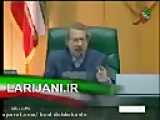 مجادله دکتر احمدی نژاد و دکتر لاریجانی در مجلس درباره برادر رئیس مجلس