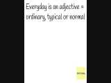 آموزش زبان انگلیسی -تفاوت Everyday/Every day 
