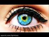 دمو سابلیمینال فارسی چشم آبی با رگه های زرد