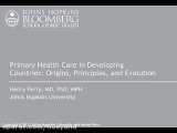 Historical Perspectives on Primary Health Care