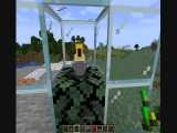 اموزش ساخت قفس شیشه ای برای طوطی در Minecraft 