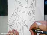 نقاشی شینون از انیمه ی Sword Art Online