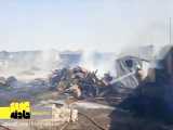 حادثه آتش سوزی در یک بارانداز در شورآباد + فیلم
