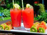 طرز تهیه نوشیدنی سرد تربوز - هندوانه تابستانی