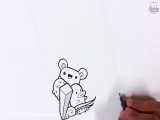 نقاشی دودلی فوق العاده زیبا با راپید