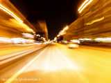فوتیج تایم لپس رانندگی و ترافیک در شب