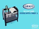 تخت و پارک  Graco Pack n Play Playard Reversible Napper and Changer LX