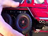 ماکت ماشین مرسدس بنز G63 AMG 6×6 مقیاس 1:18 رنگ قرمز