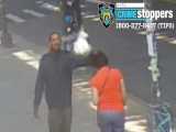 آمریکا | لحظه مشت زدن به سر زن 78 ساله در نیویورک