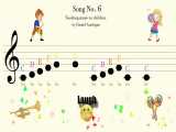 آموزش موسیقی کودک (بخندیم وبخوانیم) آهنگ 6 