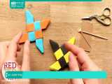 آموزش اوریگامی | کاردستی اوریگامی | اوریگامی عجیب (اوریگامی اسپینر)