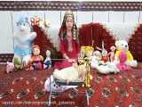 لالایی یک دختر ترکمنی برای عروسکهایش به زبان ترکمنی