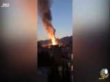 حادثه آتش سوزی در کلینیک سینا
